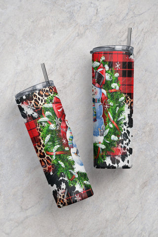 Snowman 20oz Tumbler Wrap PNG Tumbler Sublimation Digital Download, Tumbler Skinny 20oz Png Sublimation CaldwellArt 
