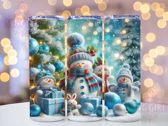 Snowman Christmas Tree Tumbler, Festive Holiday Wrap, 20oz Tumbler Sublimation, Winter Wonderland Design, Cozy Christmas Sublimation, Frosty Snowman Tumbler, Seasonal Holiday Wrap Sublimation SvggirlplusArt 