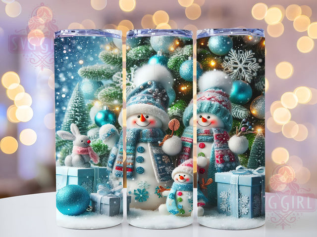 Snowman Christmas Tree Tumbler, Festive Holiday Wrap, 20oz Tumbler Sublimation, Winter Wonderland Design, Cozy Christmas Sublimation, Frosty Snowman Tumbler, Seasonal Holiday Wrap Sublimation SvggirlplusArt 