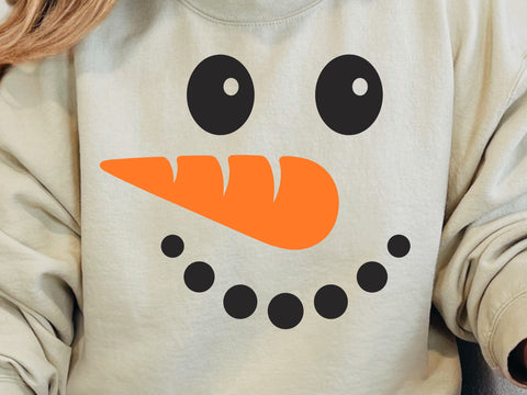 Snowman Face SVG Bundle, Winter svg, Christmas Snowman svg, Snowman png, Christmas Quotes svg SVG DesignDestine 