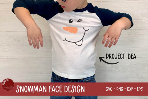 Snowman Face SVG-Snowman SVG Bundle SVG Linden Valley Designs 