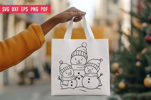 Snowman Family SVG | Christmas SVG File SVG Irina Ostapenko 