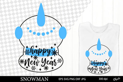 Snowman Saying SVG. Christmas Silhouette SVG SVG Olga Terlyanskaya 