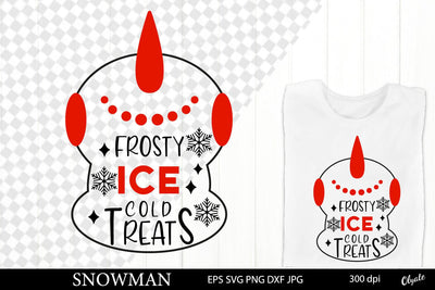 Snowman Silhouette SVG. Christmas Quote SVG SVG Olga Terlyanskaya 