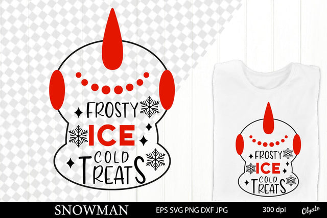 Snowman Silhouette SVG. Christmas Quote SVG SVG Olga Terlyanskaya 