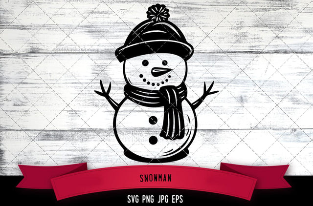 Snowman SVG, Christmas SVG SVG Loveleen Kaur 