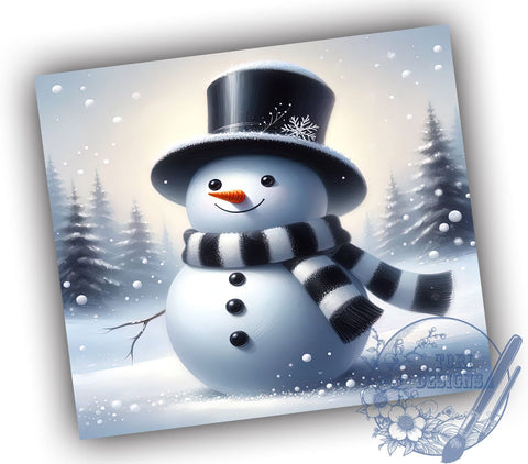 Snowman Tumbler, Christmas Wrap, 20oz Sublimation, Holiday Drinkware, Cute Snowman Decor, Winter Tumblers, Festive Gift Ideas Sublimation ToriDesigns 