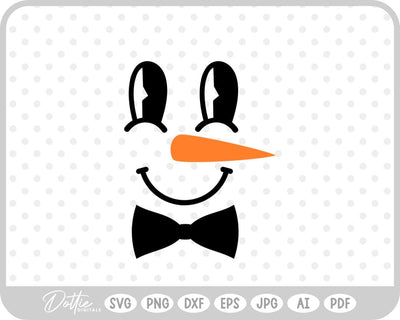 Snowman Winter Christmas SVG DottieDigitals 