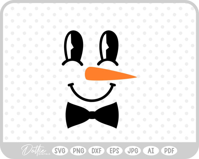 Snowman Winter Christmas SVG DottieDigitals 