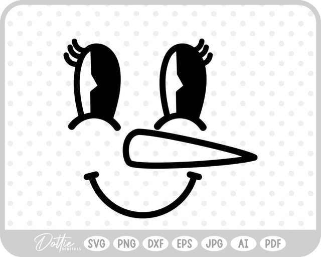 Snowman Winter Christmas SVG DottieDigitals 