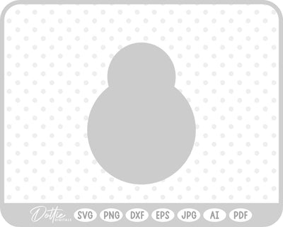 Snowman Winter Christmas SVG DottieDigitals 