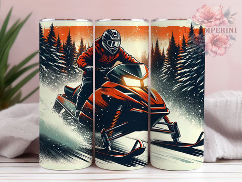 Snowmobile Winter Sports 20oz Tumbler, Snowmobiling gifts, Snowmobile accessories, Winter sports tumbler, 20oz tumbler sublimation, Snowmobile lover gifts Sublimation Li Zamperini 