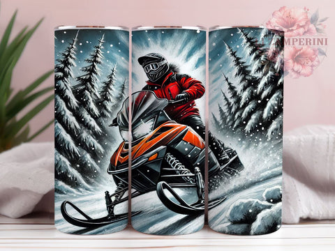Snowmobile Winter Sports 20oz Tumbler, Snowmobiling gifts, Snowmobile accessories, Winter sports tumbler, 20oz tumbler sublimation, Snowmobile lover gifts Sublimation Li Zamperini 