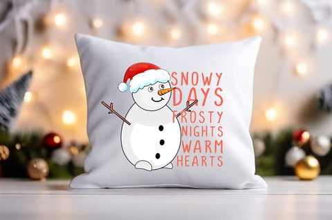 snowy days frosty nights warm hearts PNG Design Sublimation Designangry 