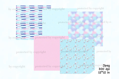 Snowy Digital Paper | Snowflakes Seamless Pattern Digital Pattern GlamArtZhanna 