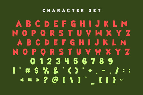 Snowy Grinch - Quirky Display Font SVG Masyafi Studio 