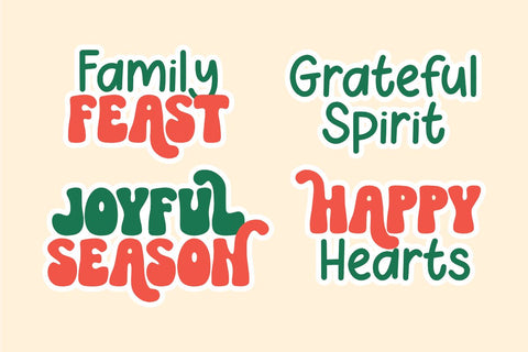 Snowy Season - Retro Duo Font Font Masyafi Studio 