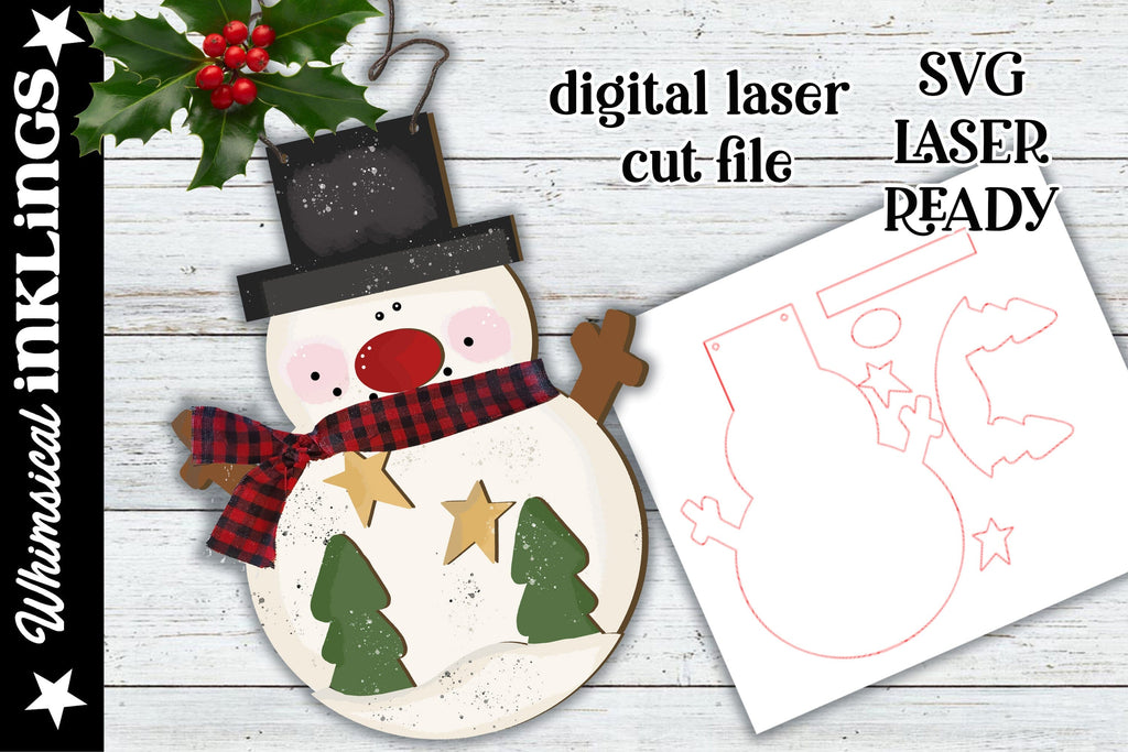 Snowy Snowman SVG - So Fontsy