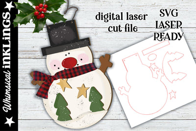 Snowy Snowman SVG SVG Whimsical Inklings 