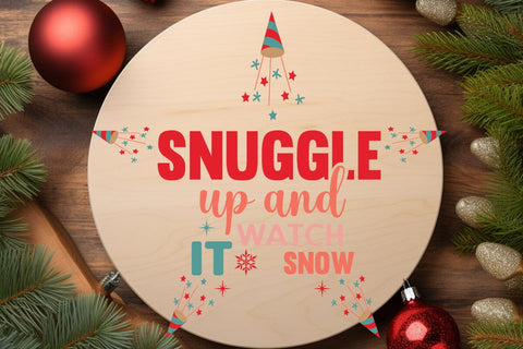 Snuggle up and watch it snow SVG Angelina750 