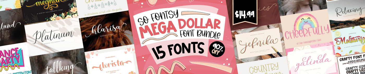 So Fontsy Mega Dollar Font Bundle