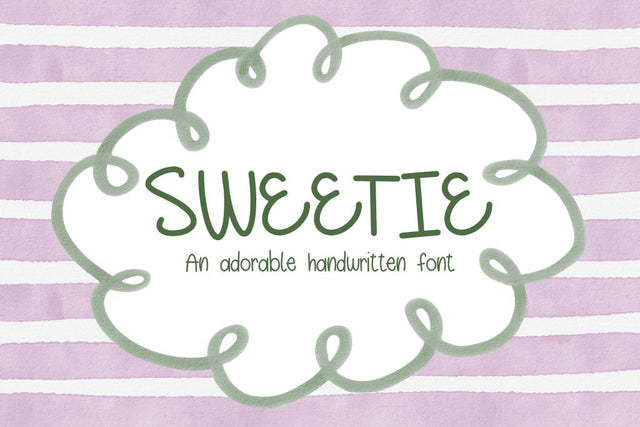 So Fontsy Sweetie Print Font Font So Fontsy VIP Design Shop 