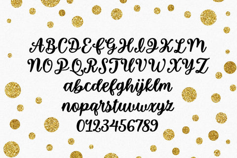 So Much Glitter Font Misti's Fonts 