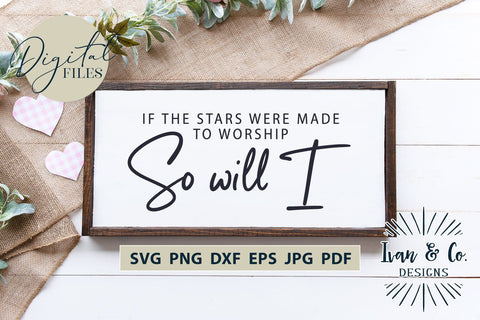 So Will I SVG Files, Christian Svg, Religious Svg, Jesus Svg, Christian Shirts, Cricut Svg, Silhouette Designs, Digital Cut Files, Vinyl Designs, DXF PNG JPG (1683184846) SVG Ivan & Co. Designs 