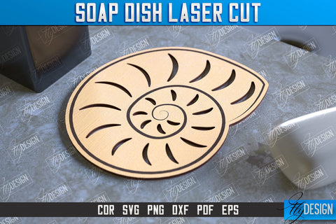 Soap Dish Laser Cut Bundle | Soap Holder | Bathroom Accessories | CNC File SVG Fly Design 