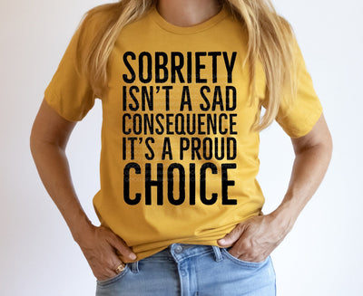 Sobriety Isn't A Sad Consequence PNG | Recovery Pride Design | Addiction Recovery Sublimation Sublimation Print Perfect Design Shop 