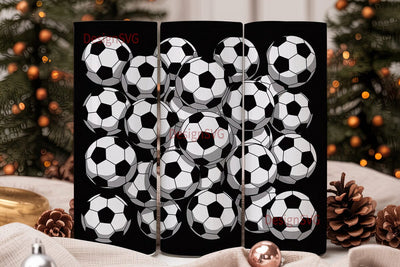 Soccer Ball 20oz Tumbler Wrap Sublimation DesignSVG 