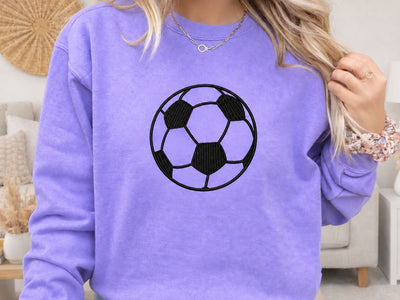 Soccer Ball Embroidery Design, Football Machine Embroidery File, 4 Size Embroidery/Applique DESIGNS DesignDestine 