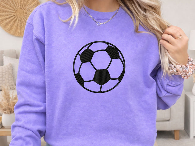 Soccer Ball Embroidery Design, Football Machine Embroidery File, 4 Size Embroidery/Applique DESIGNS DesignDestine 