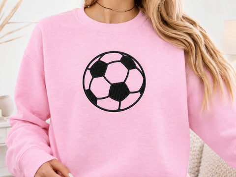 Soccer Ball Embroidery Design, Football Machine Embroidery File, 4 Size Embroidery/Applique DESIGNS DesignDestine 