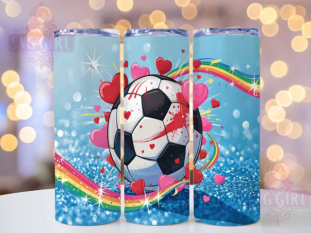 Soccer Ball Sports 20oz Tumbler Wrap, Sports Tumbler Design, Soccer Ball Tumbler, 20oz Tumbler Wrap, Sublimation Tumbler Design, Soccer Fan Gift, Digital Download Sublimation SvggirlplusArt 