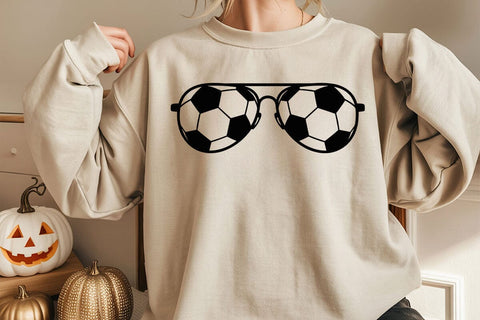 Soccer Ball Sunglasses Svg SVG DesignDestine 
