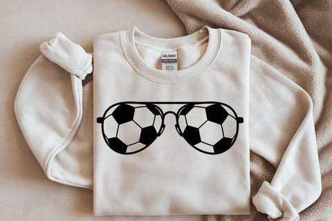 Soccer Ball Sunglasses Svg SVG DesignDestine 