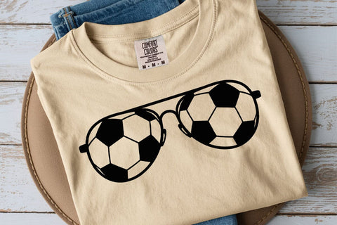 Soccer Ball Sunglasses Svg SVG DesignDestine 