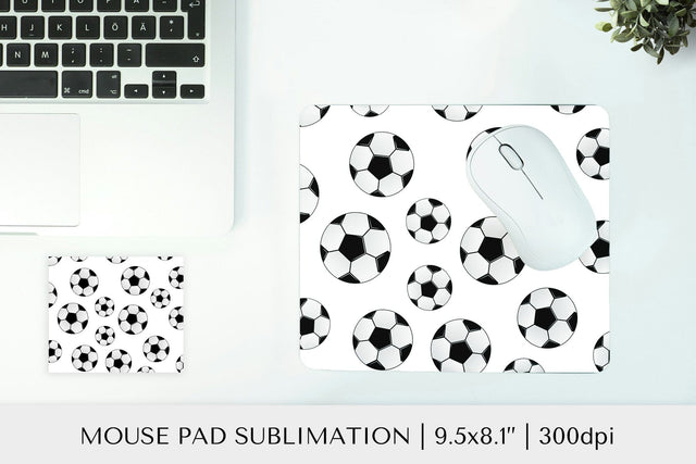 Soccer balls pad sublimation design. Sports mousepad 05 Sublimation LaBelezoka 