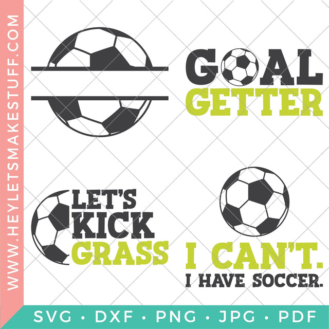 Soccer Bundle SVG Hey Let's Make Stuff 