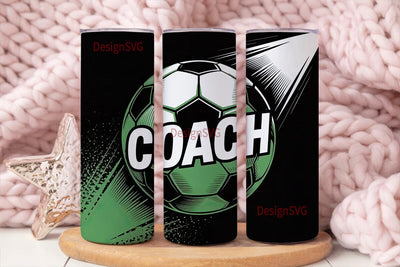 Soccer Coach 20oz Tumbler Wrap Sublimation DesignSVG 