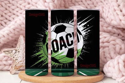 Soccer Coach 20oz Tumbler Wrap Sublimation DesignSVG 