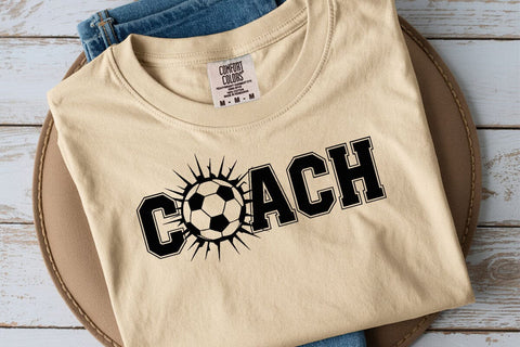 Soccer Coach SVG Files, Football Cut Files, Soccer Heart Png, Soccer Svg SVG DesignDestine 