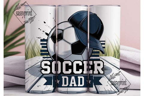 Soccer Dad 20oz Tumbler Design Sublimation sassyprint 
