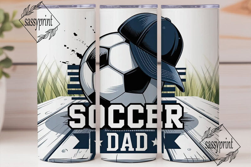 Soccer Dad 20oz Tumbler Design Sublimation sassyprint 