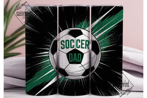Soccer Dad 20oz Tumbler Wrap Sublimation sassyprint 