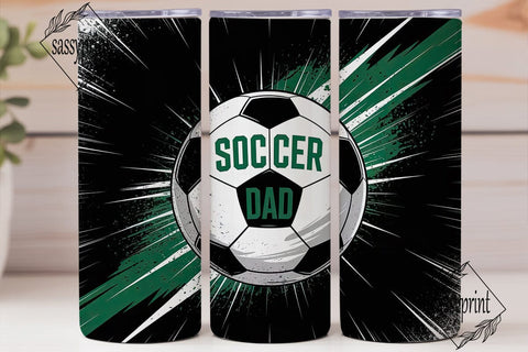 Soccer Dad 20oz Tumbler Wrap Sublimation sassyprint 
