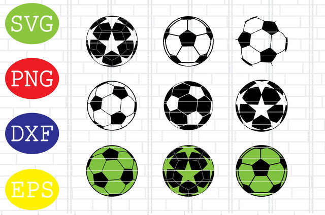 Soccer EPS, Soccer Ball, Sport Vector SVG DigitalSvgFiles 