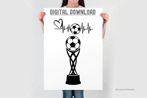 Soccer Girl SVG Bundle | 27 Designs for Cricut & Silhouette SVG TonisArtStudio 