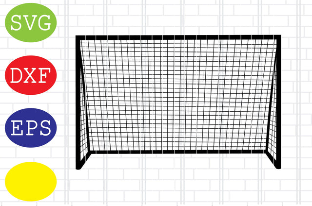Soccer Goal Svg, Soccer Net Svg, Ball Illustration Svg, Jpg, Eps, Dxf Files SVG DigitalSvgFiles 
